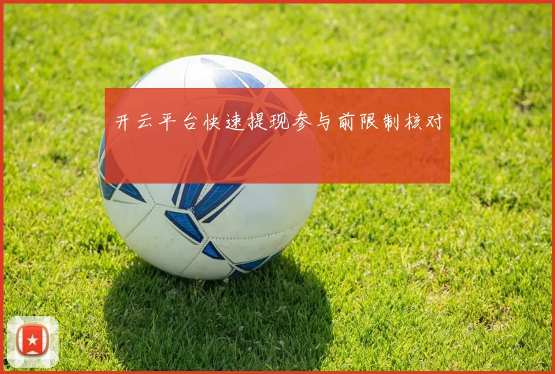 开云平台快速提现参与前限制核对